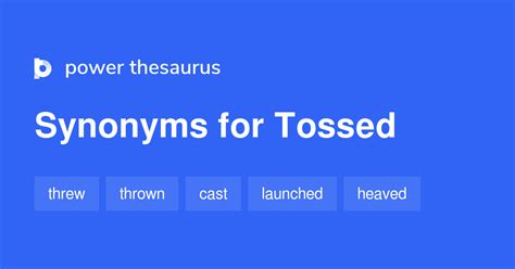 Find 212 different ways to say THRASH OUT, along with antonyms, related words, and example sentences at Thesaurus. . Synonyms for tossed